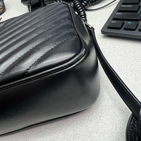 YSL Camera Bag black leather - Picture 8 of 17